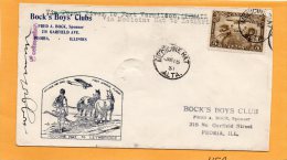 Medicine Hat  To Lethbridge 1931 Canada Air Mail Cover - Erst- U. Sonderflugbriefe