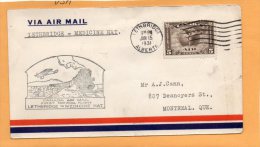 Lethbridge To Medicine Hat 1931 Canada Air Mail Cover - Erst- U. Sonderflugbriefe