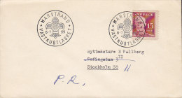 Sweden MARSTRAND  - Västkustlägret 1959 Cover Brief To STOCKHOLM Readressed Pfadfinder Scouts Jamboree - Storia Postale