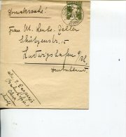 (300) Switzerland 1933 - Newspaper ? Wrap And Stamp - Service