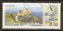 Russie Russia 2001 Europa Oiseau, Phoque, Poisson, Bird, Seal, Fish Obl - Oblitérés
