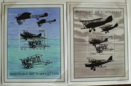 CONGO Aviation, Histoire De L'aviation, Avions, Aviateurs.. (Yvert  2 BF Emis En 2000 ) **. Mnh - Flugzeuge