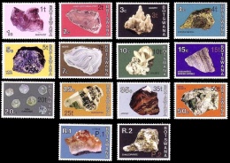 (046) Botswana  1976 / Minerals / Mineraux / Overprints / Surcharges / Aufdrucke  ** / Mnh  Michel 155-168 - Botswana (1966-...)