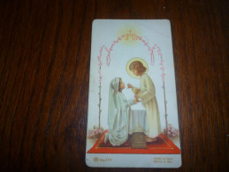 Image Pieuse Souvenir Communion F BILLIET Mouscron 1949 - Communion