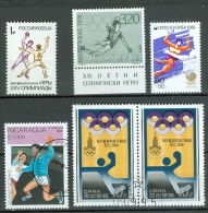 Lot 10 De 6 Timbres HAND BALL : Corée - Russie - Nicaragua - Yougoslavie - Corée Du Sud - Sport Olympique - Handball