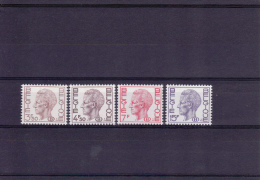 A00028 - Timbres Sevice Du Roi Baudouin - Cob S64-S67 - Other & Unclassified