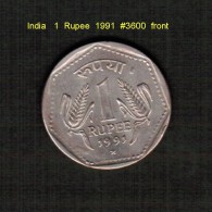 INDIA    1  RUPEE  1991  (KM # 79.5) - India