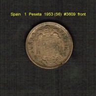 SPAIN    1  PESETA  1953 (56)  (KM # 775) - 1 Peseta