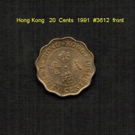 HONG KONG    20  CENTS  1991  (KM # 59) - Hong Kong