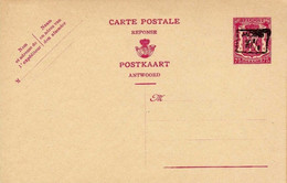 Carte Postale / Postkaart / Postkarte / Post Card - 128FN - 75c Lilas-rose -10% - NEUF / NIEUW / NEU - Postkarten 1934-1951