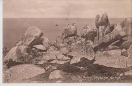 ANGLETERRE CORNWALL SCILLY ISLES VIEW ON ANNET BELLE CARTE RARE !!! - St.Ives