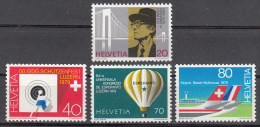 Switzerland   Scott No.  671-74   Mnh    Year  1979 - Unused Stamps