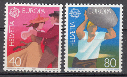 Switzerland   Scott No.  699-700    Mnh    Year  1981 - Unused Stamps