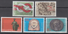 Switzerland   Scott No.  772-76     Mnh    Year  1986 - Unused Stamps