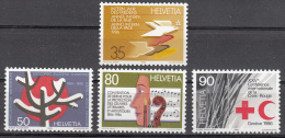 Switzerland   Scott No.  799-802     Mnh    Year  1986 - Nuovi