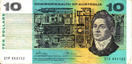 Australia 1972 $10 Commonwealth Of Australia SXL - 1966-72 Reserve Bank Of Australia