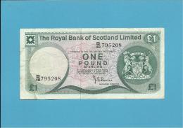 SCOTLAND - UNITED KINGDOM - 1 POUND - 02.05.1978 - P 336 - THE ROYAL BANK OF SCOTLAND LIMITED - 1 Pond