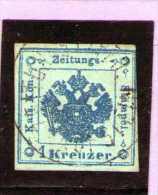 1858 - Timbres Taxe Pour Journaux  Mi No 2 /Type II  Et Yv No 1 B - Periódicos