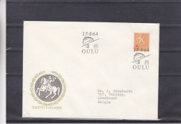 Poissons - Finlande - Lettre De 1964 - Oblitération Oulu - Cartas & Documentos