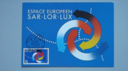 Luxemburg 1425 Yt 1375 Maximumkarte MK/MC, ESST, Europäische Region Saar-Lor-Lux - Maximumkaarten