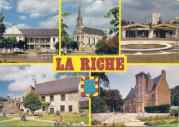 LA RICHE - Multivues L Hôtel De Ville, Eglise Ste Anne, Centre Commercial, Timbrée - La Riche