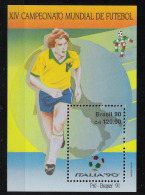 1990 Brasilien Mi# 2357 Bl. 84 ** MNH Fußball Football Soccer Sport WM FIFA Italien 90 - 1990 – Italien