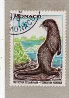 MONACO : Loutre (Lutrinae) - Mammifère Carnivore - Famille Des Mustelidés - Gebruikt