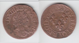 **** DOUBLE-TOURNOIS 1638 LOUIS XIII **** EN ACHAT IMMEDIAT !!! - 1610-1643 Louis XIII Le Juste