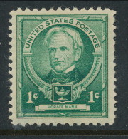 USA 1940 Scott 869. Horace Mann, MLH (*) - Neufs