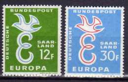 Saarland 1958 Mi 439-440 ** [130114VIII] @ - Unused Stamps