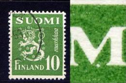 Finnland Nr.403        O  Used       (155)Deutlicher Punkt Unter M Von SUOMI - Varietà E Curiosità