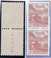 Schweiz 1939  Zu #  242 RM Rollenmarken ** Postfrisch - Coil Stamps