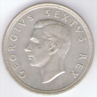 SUD AFRICA 5 SHILLINGS 1952 AG - Sud Africa