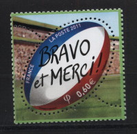 RUGBY FRANCE BALLON  BRAVO ET MERCI COUPE DU MONDE - Rugby