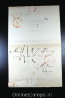 Nederland 1849 Complete Brief Oirschot Via Den Bosch Naar Malines (B) - ...-1852 Precursores