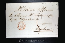 Nederland 1852 Complete Wageningen Naar Arnhem - Lettres & Documents