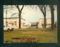 CPSM - Sauze Vaussais (79) - Le C.E.G. ( College CEG Ecole Animée Voiture Peugeot THEOJAC) - Sauze Vaussais