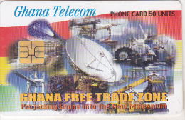 Ghana Old Phonecard - Ghana Free Trade Zone - 50 Units - 06/00 - Ghana