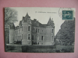 CP LUCHE N°271  CHATEAU DE MERVE - Luche Pringe