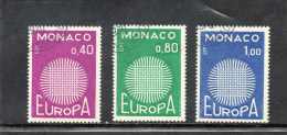 MONACO : EUROPA 1970 - Gebruikt