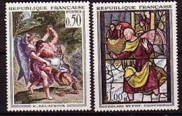 FRANCE Tableaux De Maitres Yvert N° 1376/77.* Neuf Avec Charniere (hinged) - Ungebraucht