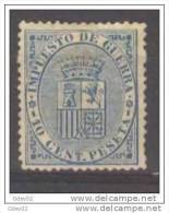 ES142-L2807TESO.España.Sp Ain.Espagne.ESCUDO  DE ESPAÑA.Impuesto De Guerra.1874. (Ed 142*) . MUY BONITO - Altri & Non Classificati