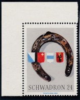 Schweiz Soldatenmarken Kavallerie "SCHWADRON 242 ** Postfrisch # 29 - Labels