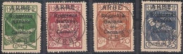 1920 Arbe Fiume Soprastampati Us. 1/4. Firma Raybaudi - Arbe & Veglia