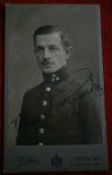 Vintage Hard Photo Austria Soldiers  Autograph - Size: 6,8X 10,5cm -  A. Lurz, Wien - Dédicacées