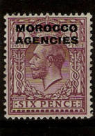 MOROCCO AGENCIES 1921 6d SG 48  MOUNTED MINT Cat £8.50 - Postämter In Marokko/Tanger (...-1958)