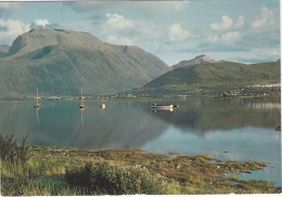 CP LOCH LINNHE AND BEN NEVIS FROM CORPACH NEAR FORT WILLIAM  - SCOTLAND ECOSSE - Inverness-shire