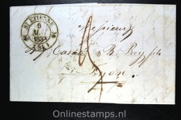 France: 1833 Complete Letter St. Etienne To Lyon - 1801-1848: Precursors XIX