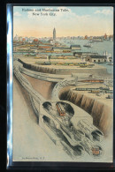 New - York --- Hudson And Manhattan Tube . New York City - Hudson River