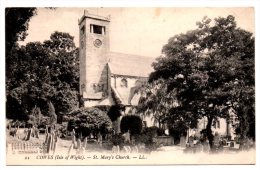 CPA - COWES - I.W - ST MARY'S CHURCH - N/b - Ann 1920s - - Cowes